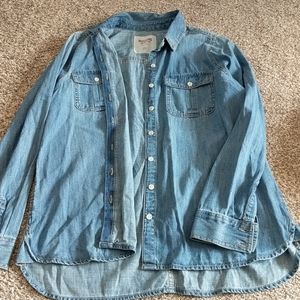 Denim button up (xl)